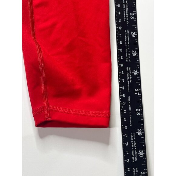 GapFit Blackout Red Cropped Leggings XS Petite Activewear - Picture 7 of 13